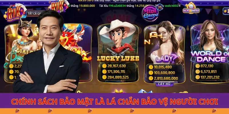 Chính sách bảo mật RIKVIP là lá chắn bảo vệ người chơi