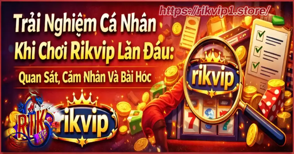 trải nghiệm rikvip lần đầu